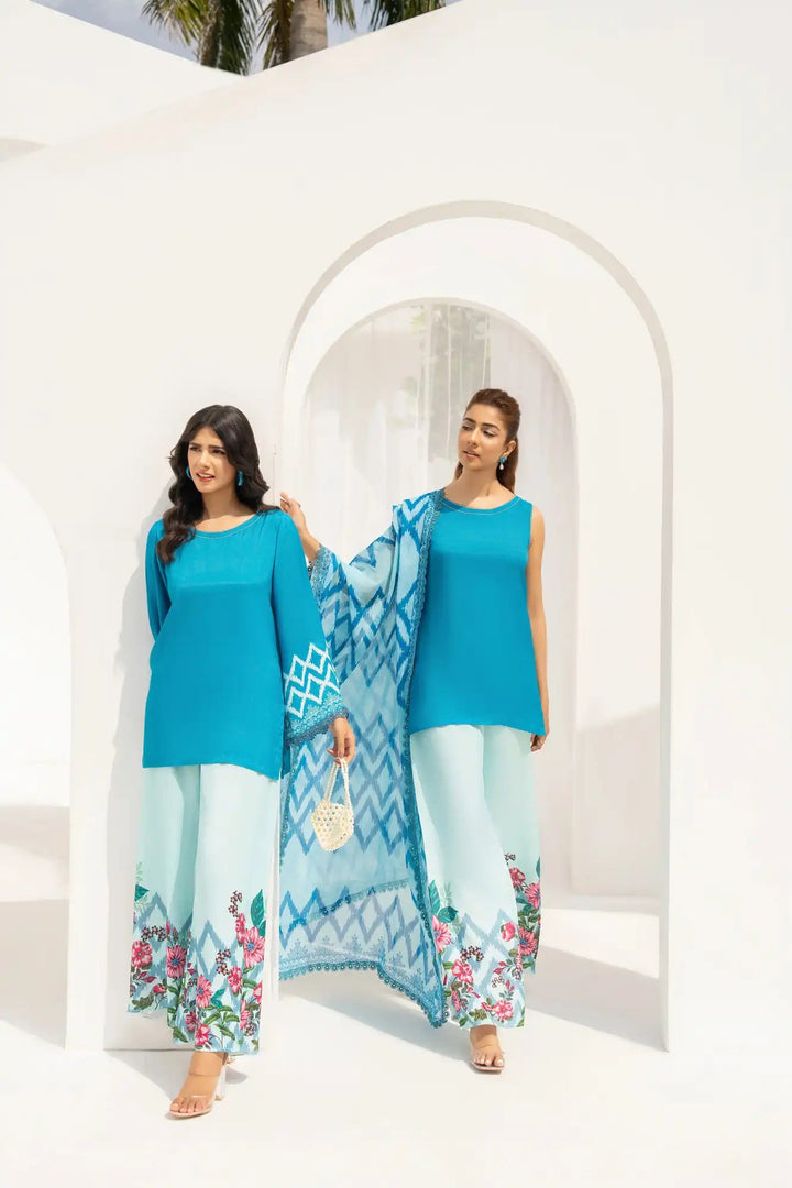Arisa Tropical Embroidered Stitched 2PC / 3PC - Rabiya Hassan