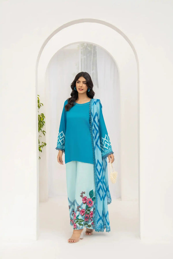 Arisa Tropical Embroidered Stitched 2PC / 3PC - Rabiya Hassan