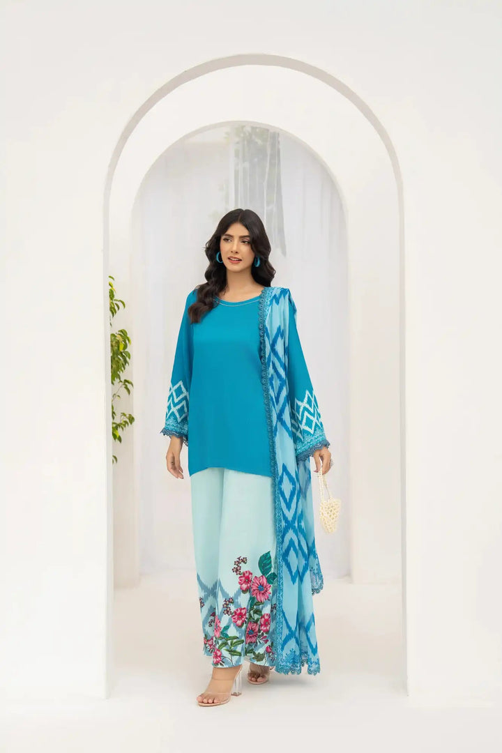Arisa Tropical Embroidered Stitched 2PC / 3PC - Rabiya Hassan