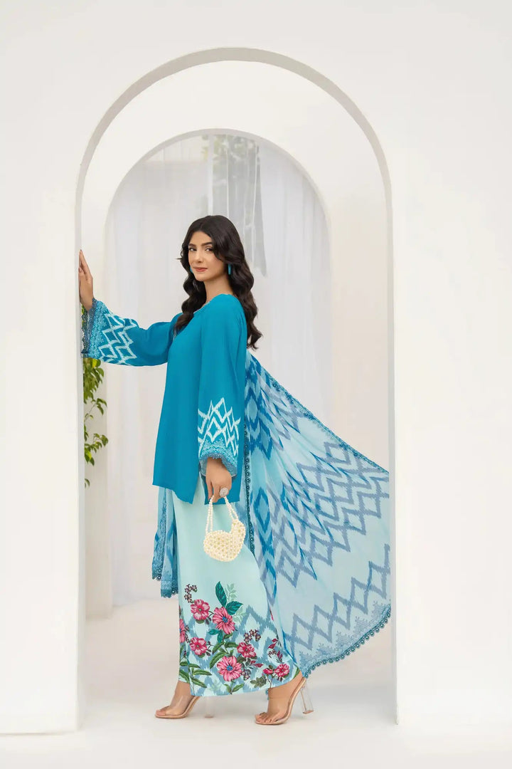 Arisa Tropical Embroidered Stitched 2PC / 3PC - Rabiya Hassan