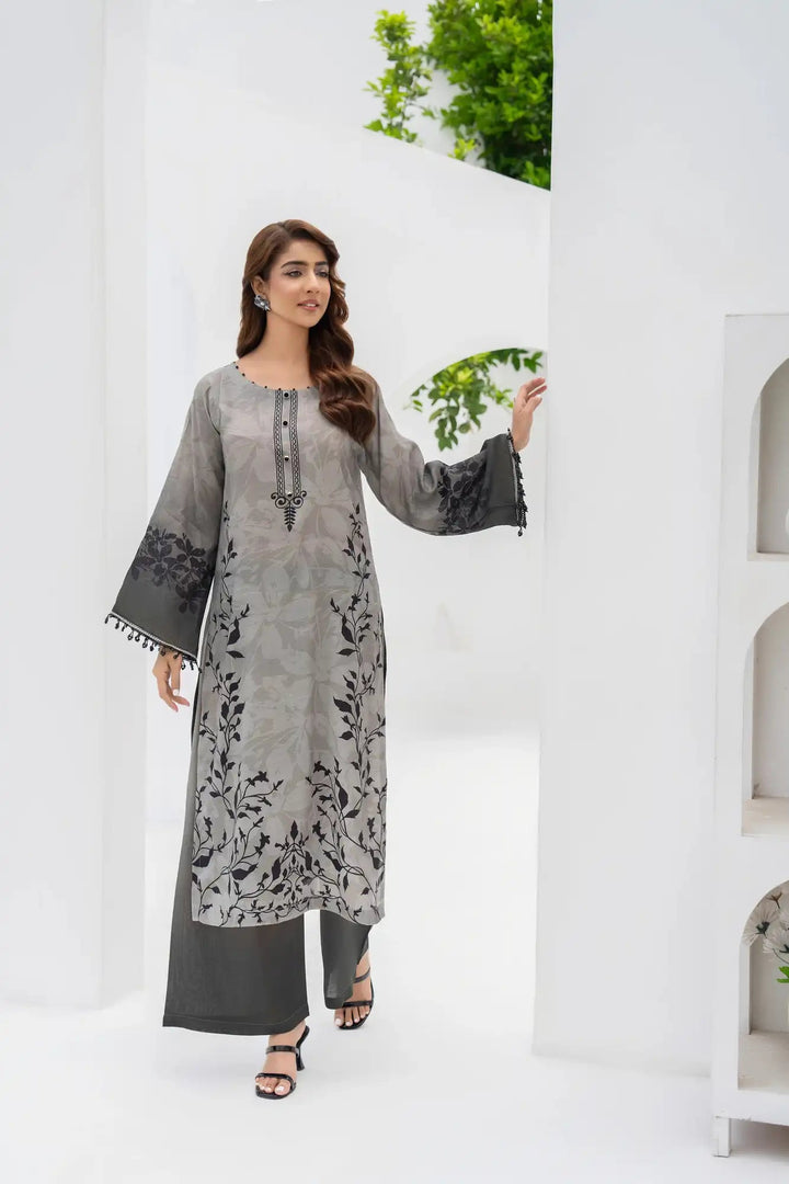 Fermosa Cotton Silk Ombre Stitched 2PC / 3PC - Rabiya Hassan