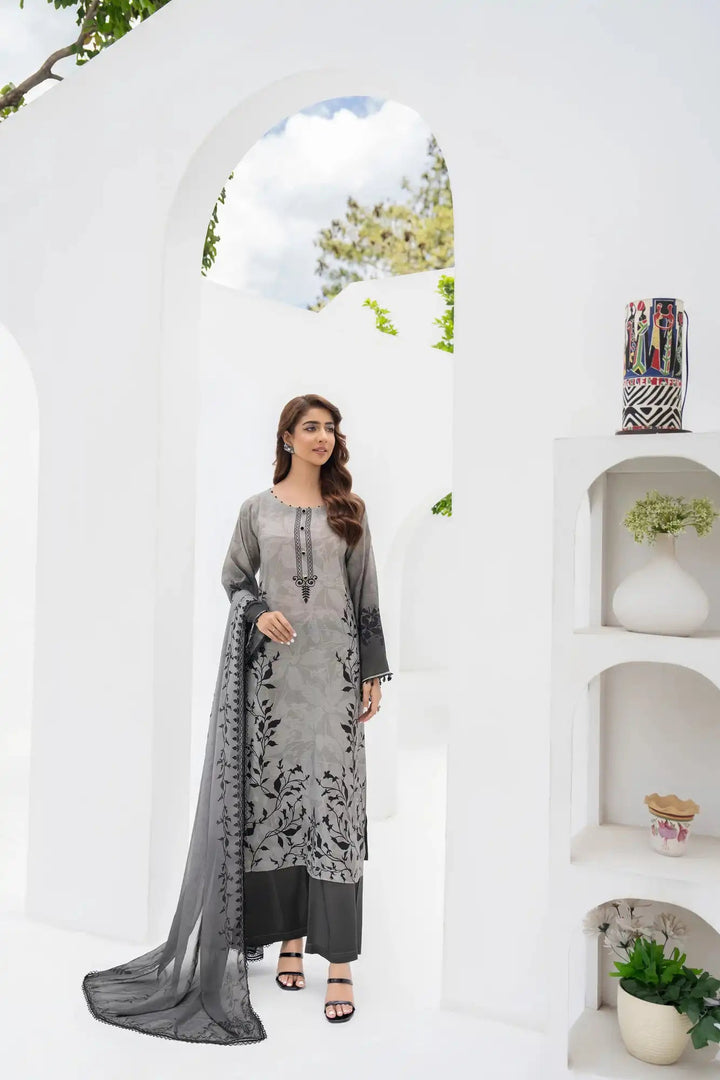 Fermosa Cotton Silk Ombre Stitched 2PC / 3PC - Rabiya Hassan