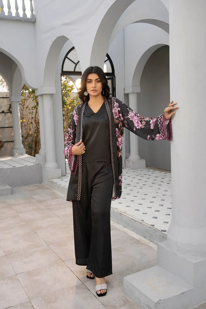 Floral Eclipse Silk Printed Stitched 2 PC - Rabiya Hassan